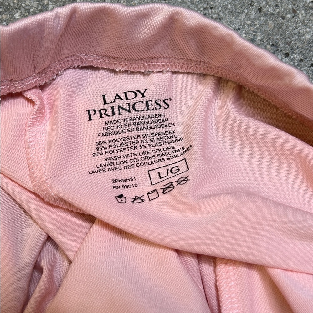Lady Princess Pink Lace Trim Sleep Shorts - Picture 4 of 5